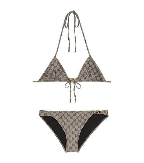 gucci print bikini top|GUCCI One.